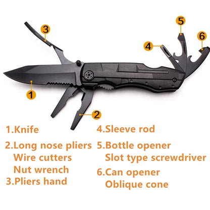 Multipurpose folding knife lo